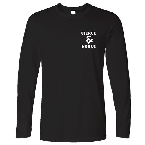 Black Fierce & Noble Logo Long Sleeve