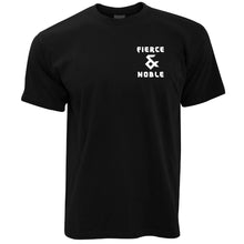 Load image into Gallery viewer, Black Fierce &amp; Noble Logo T Shirt
