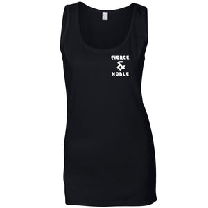 Black Fierce & Noble Logo Ladies Vest